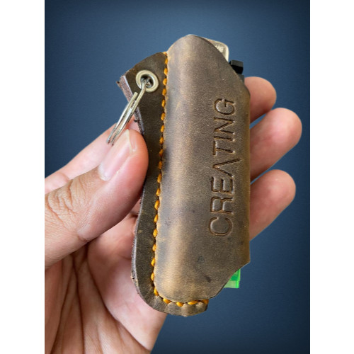 Case Pemantik Korek Api Kulit Asli - Sarung Kulit korek api