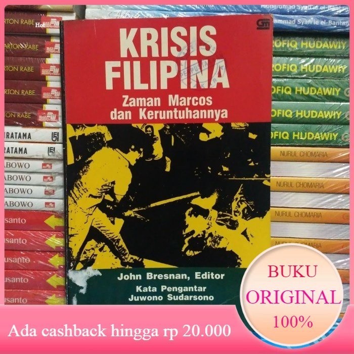 Buku KRISIS FILIPINA ZAMAN MARCOS DAN KERUNTUHANNYA Bekas