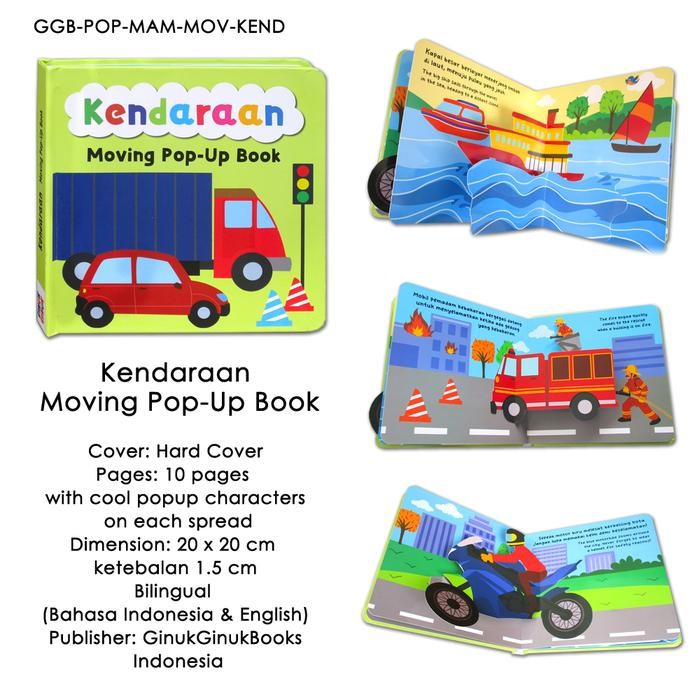 

Kendaraan Moving Pop-Up Book
