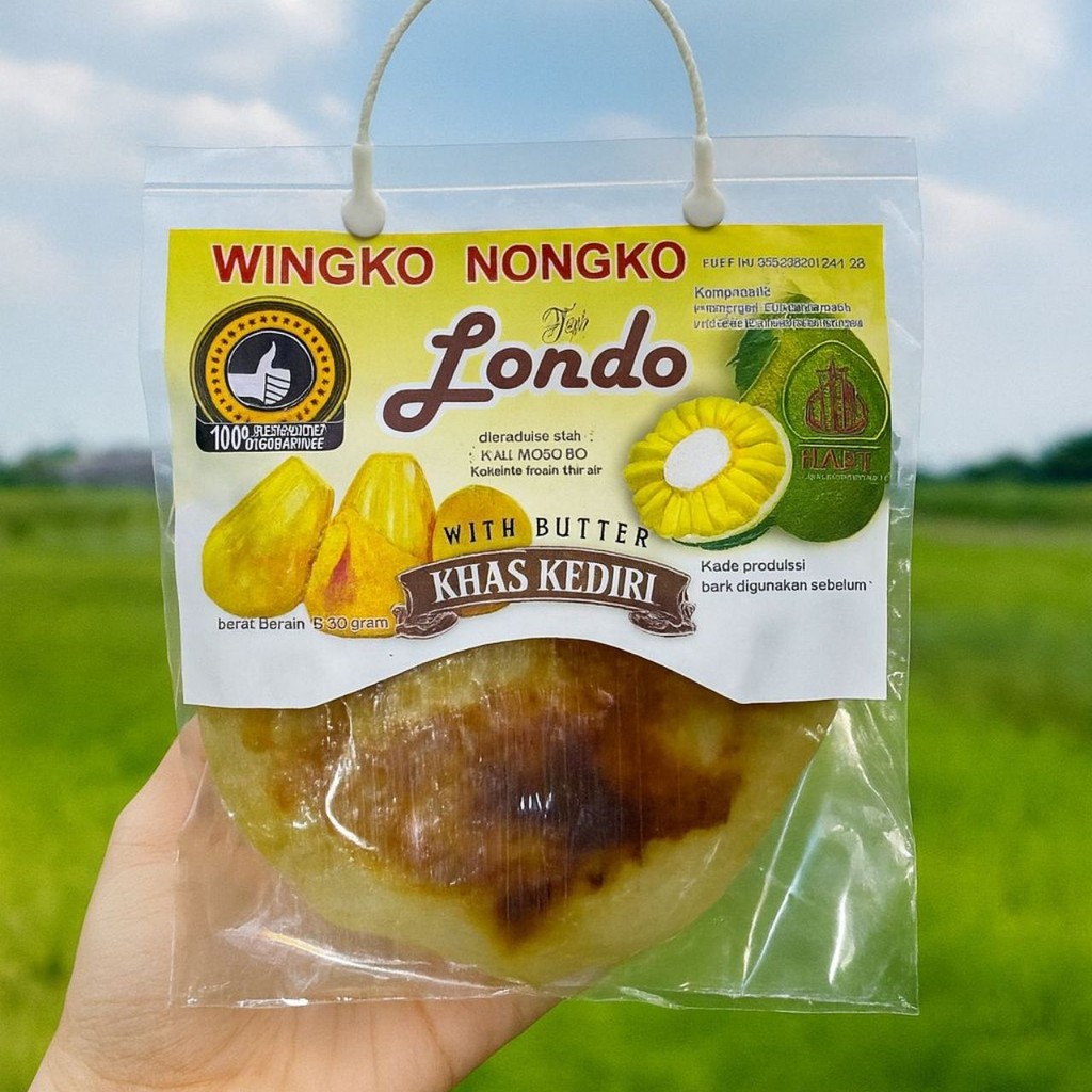 

Wingko Londo khas Kediri 360gr Rasa Nangka - Oleh Oleh Khas Kediri Kue Basah Tradisional