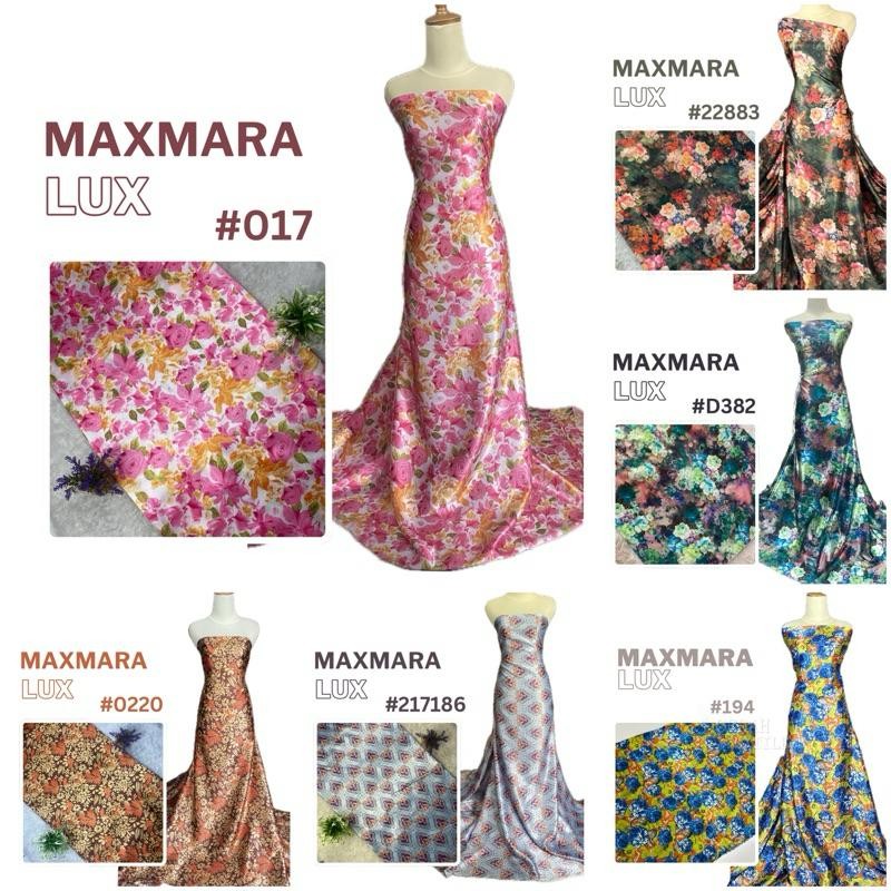 Kain Maxymara 01 (per 0.5M) Motif Kembang Buat Gamis, Bisa Seragam, Lebar 1.5M Kain Meteran Kain Gro