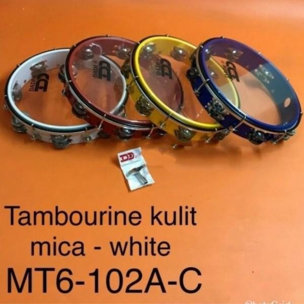 Tamborin dadi kulit mika bening MT6-10