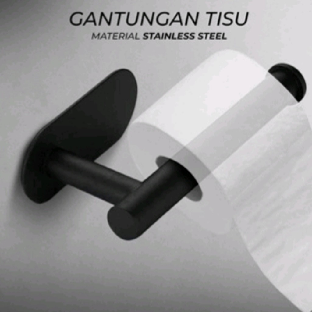 

Toilet Paper Holder - Gantungan Tempat Tisu Toilet Stainless Steel