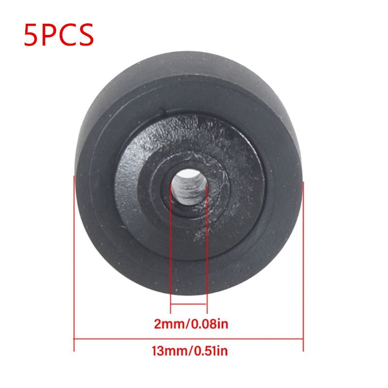 5Pcs Cartridge Radio Movement Pinch Roller Tape Recorder Pressure Cassette Belt Pulley For Player St