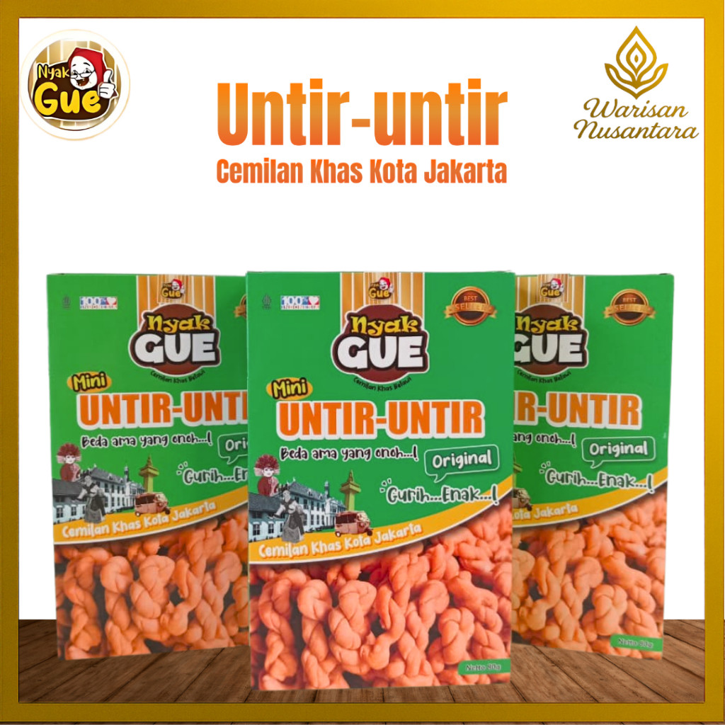 

Untir Nyak Gue Kue Khas Betawi Oleh-Oleh Jakarta Snack
