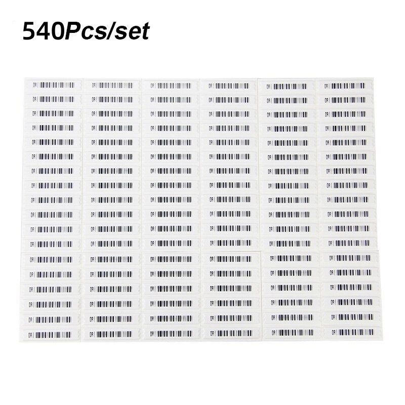 

540pcs DR+ anti-theft soft tag 58hz/Barcode anti-theft labels Acousto-Magnetic (AM) alarm label