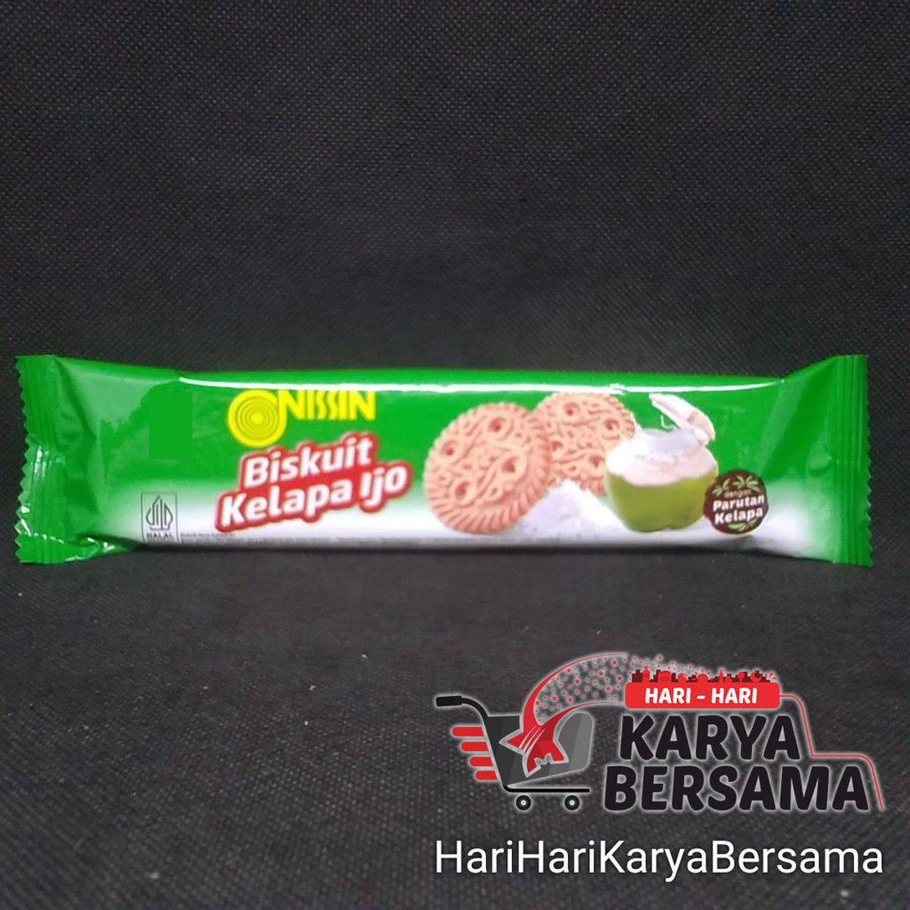 

MAKANAN RINGAN NISSIN BISKUIT KELAPA IJO 40GR