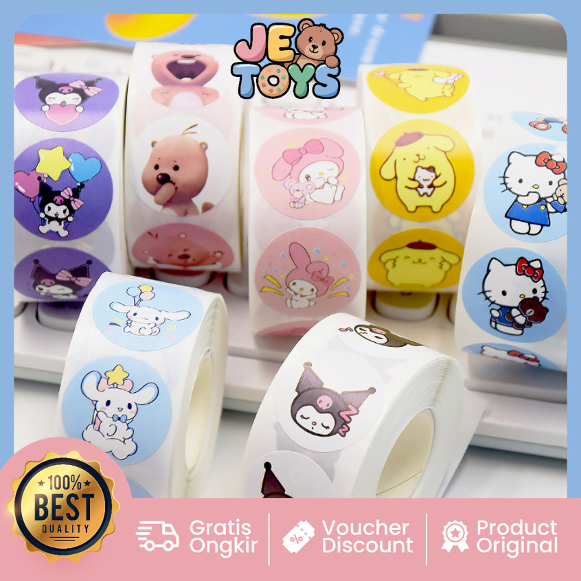 

JE TOYS 6267 Stiker Roll Dekoratif Stiker Roll Motif Kartun Stiker Roll Serbaguna Sticker Roll Decorative Sticker Roll