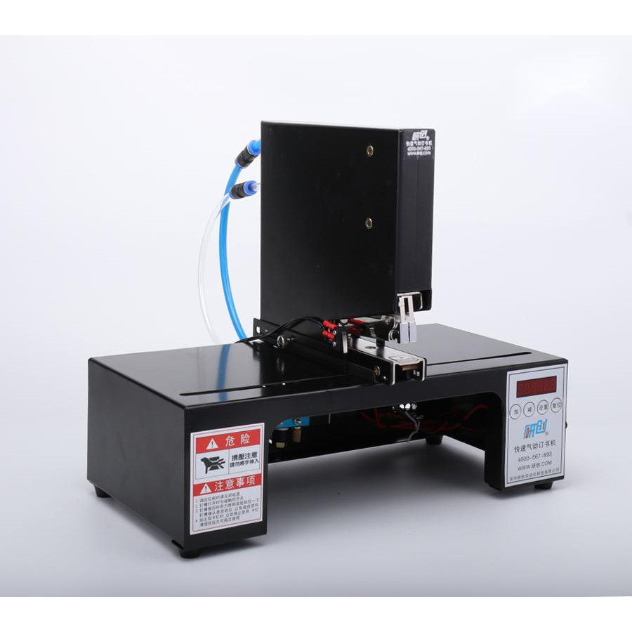 

Quick Single-Head Pneumatic Stapler for Hanging Cards and Blister Packaging Boxes, Electric Automatic Stapler