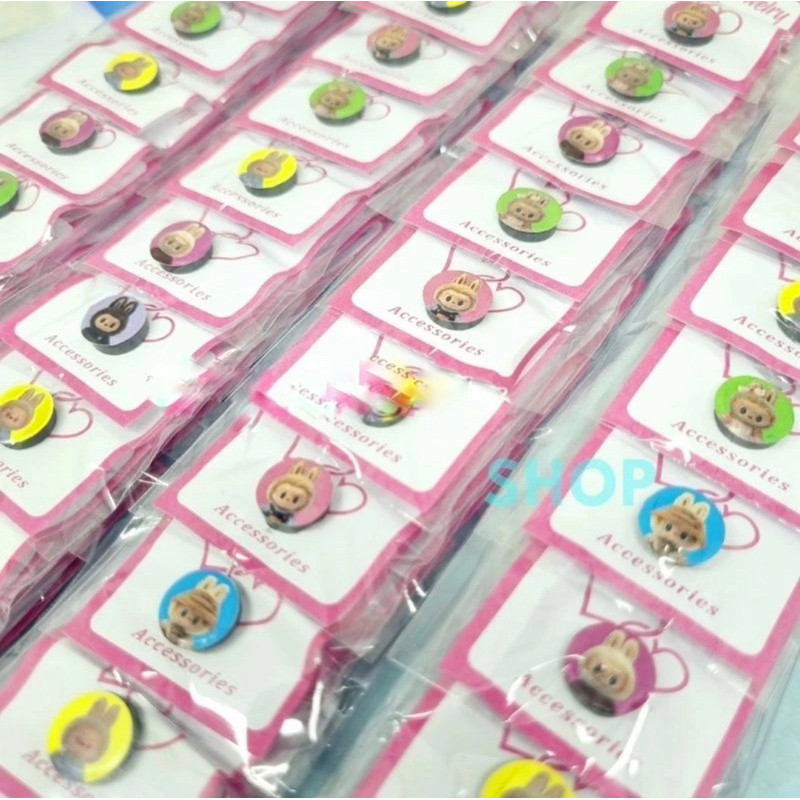 2  PASANG - ANTING MAGNET LABUBU / EARING / MAINAN