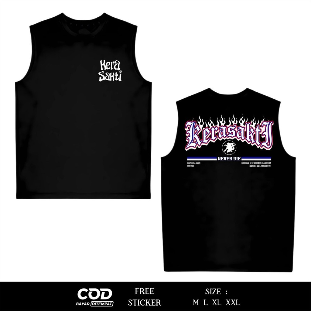 KAOS SINGLET IKSPI KERA SAKTI NEVER DIE SINGLET IKSPI TERBARU - SINGLET IKSPI LAMBANG - SINGLET IKSP
