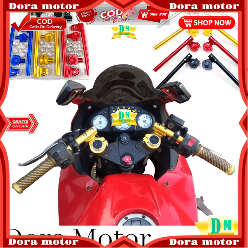 Stang jepit clip on untuk semua tipe moge / fu / sonic / PAK8P