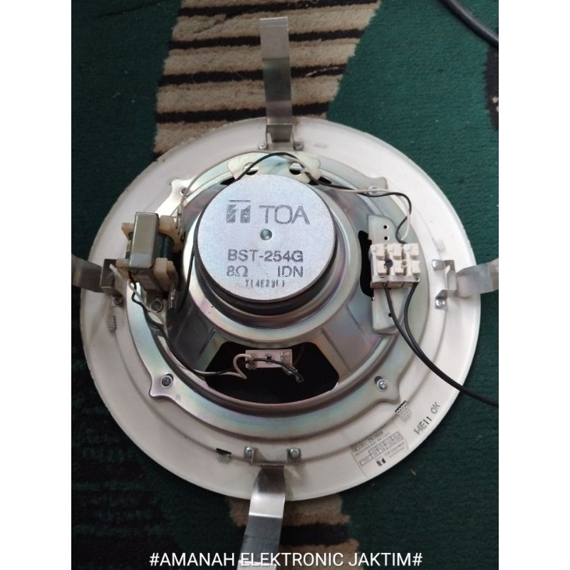 Speaker cielling TOA ZS 2869 (SECOND) 8inch 6 Watt
