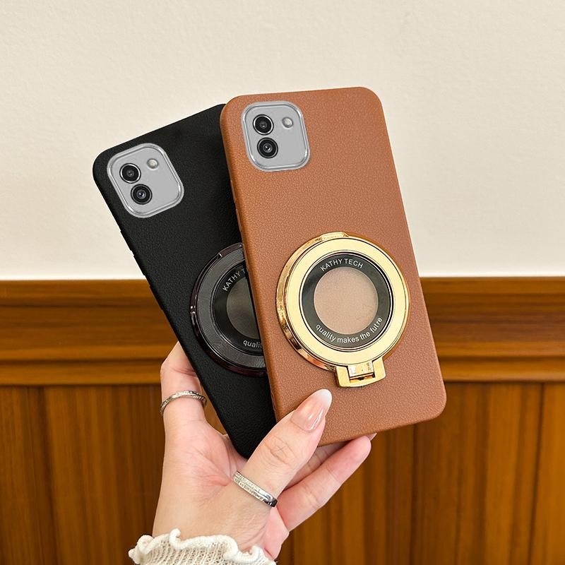 HP Soft Case Casing Silikon Untuk Samsung Galaxy A03 A 03 SM-A035F Casing Phone Cover Berdiri Mengur