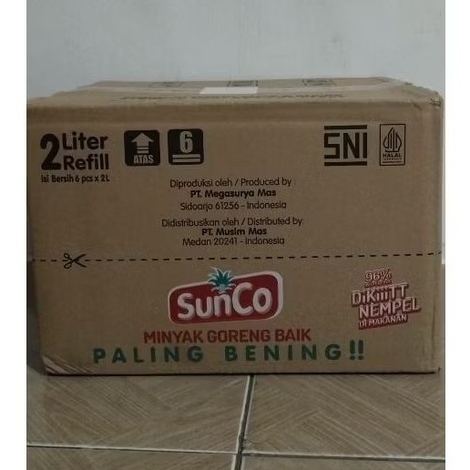 lexasarmin Minyak Sunco 1 dus @2 liter isi 6
