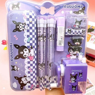 

SET 6 in 1 Alat Tulis Anak Sekolah Motif Kuromi Cinnamoroll My Melody Sanri0 / Set Stationary Gift Set