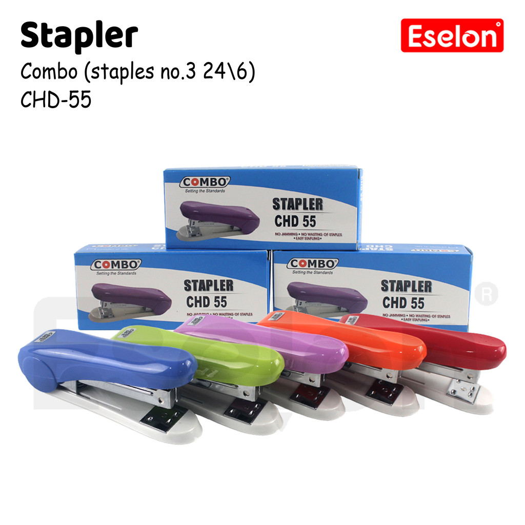 

1buah Stapler CHD-55 / Alat Staples HD-55 Warna Pastel