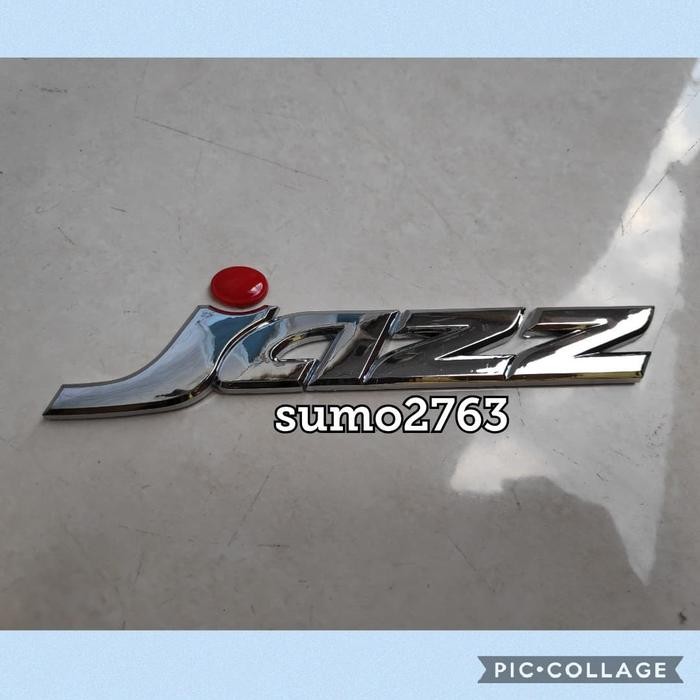 satu buah emblem tulisan JAZZ untuk honda jazz GD3 tahun 2002-2006 SPAREPART NEW