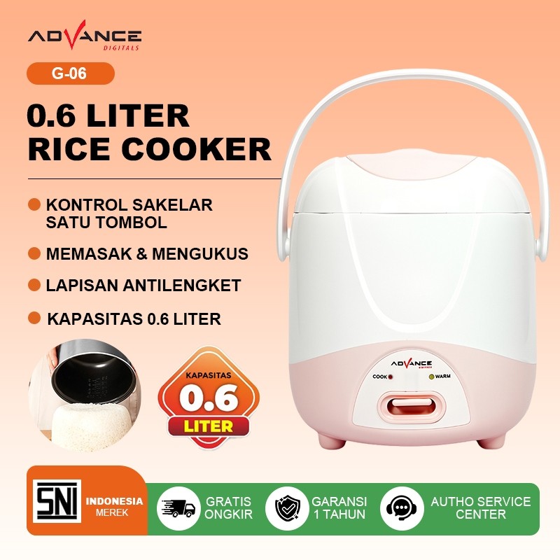 DISKON Advance magic com G-06 rice cooker 0.6 liter rice cooker mini rice cooker low watt magicom ke