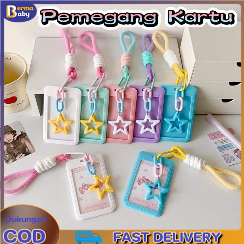 

Pemegang Kartu Card Holder PC Gantung KPop Cahol Lucu Aesthetic Gantungan ID Tempat Kartu Photocard