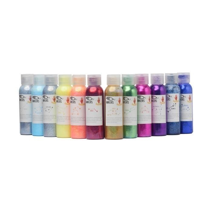 

MAKERS Yellow Acrylic Glitter Paint 100 ml GEMINI