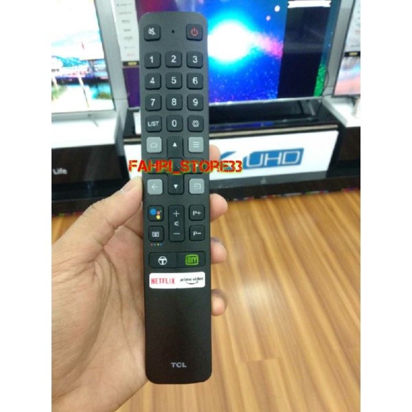 TERLARISRemote Tv TCL Android Tv Netflix, IQIY, Google Voice Asistent