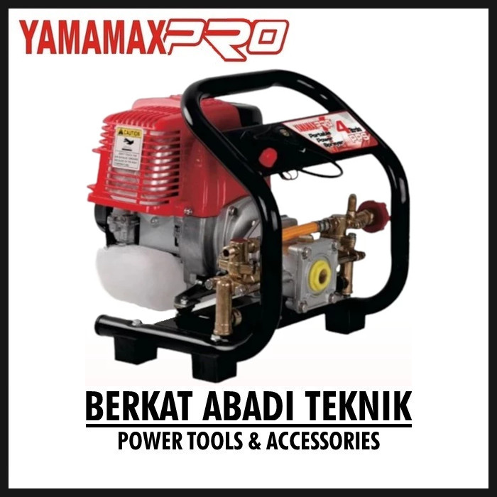 YAMAMAX Power Sprayer Portable PPS 4 Tak Stroke Mesin Semprot Steam Bensin Murni Cuci Mobil Motor Ha
