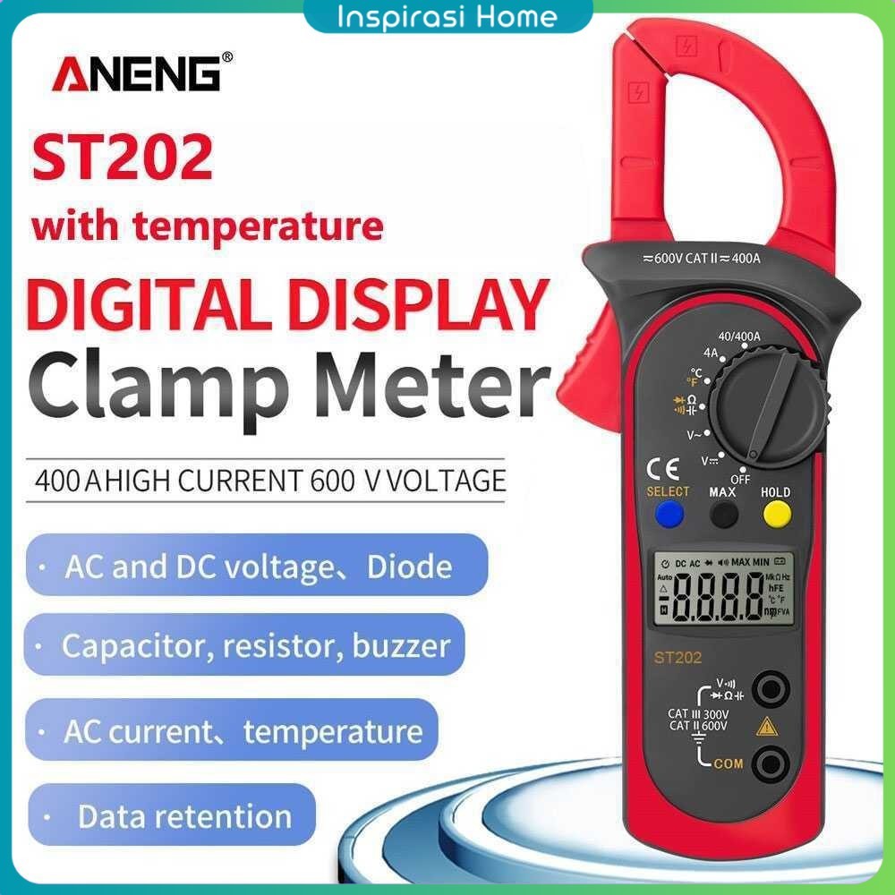 ANENG Digital Multimeter Voltage Tester Temperature - ST202