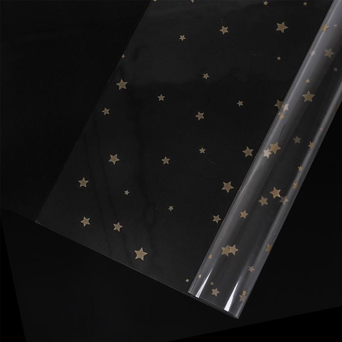 

[20 LEMBAR] Flower Wrapping Paper OPP Transparan Motif Natal Bunga - 01