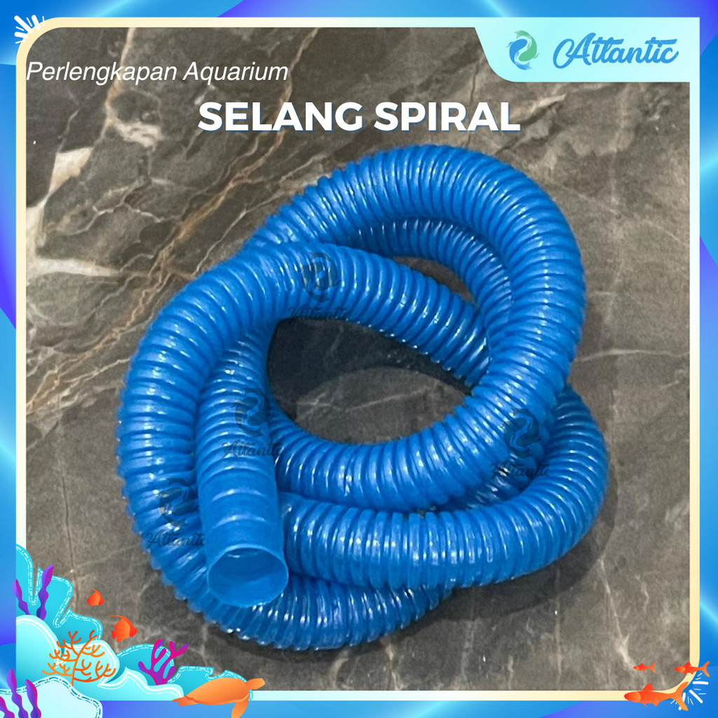 Selang Spiral Aquarium Panjang 80 CM Selang Pompa Aquarium Elastis