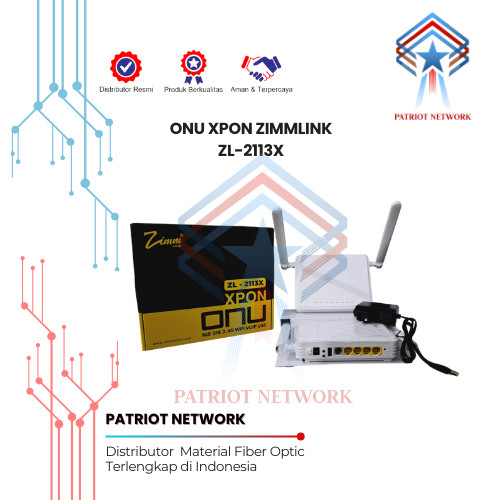 ONU XPON ZIMMLINK ZL-2113X TERLARIS