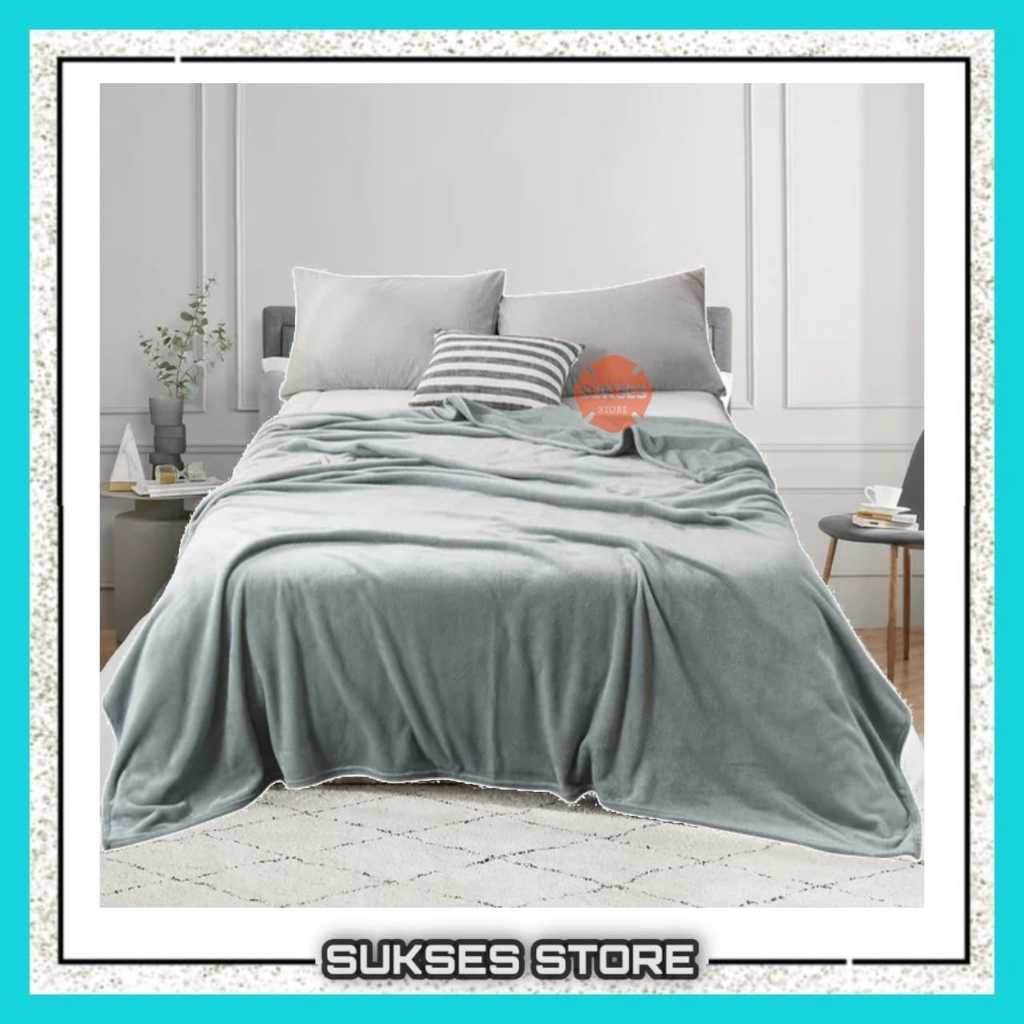 Selimut Bulu / Selimut Polos / Selimut Bulu Dewasa