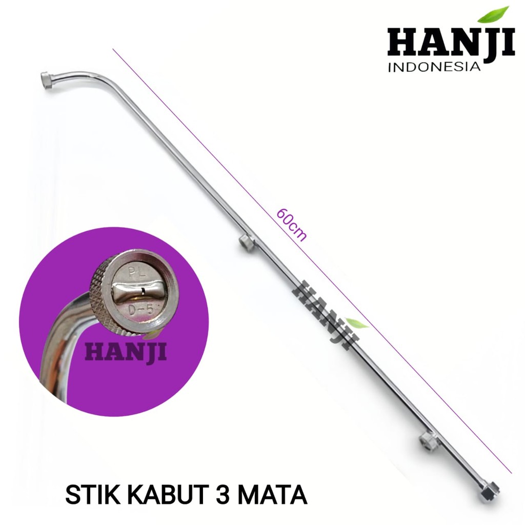 Stik Semprotan Hama TU26 panjang 60cm Stik Sprayer Mata 3 Kabut Elektrik Stik Sprayer Nozzle