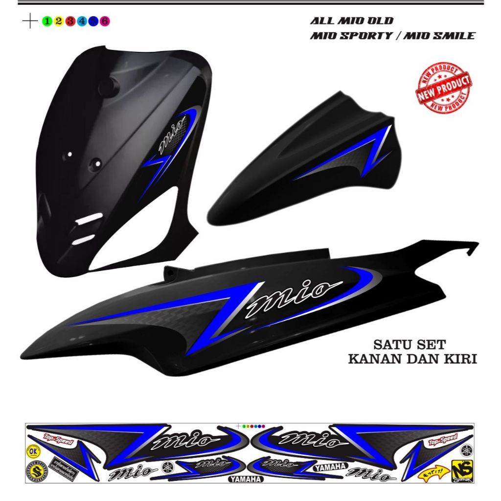 STIKER MIO STRIPING VARIASI / VARIASI STIKER MIO OLD MIO SMILE VARIASI MOTOR