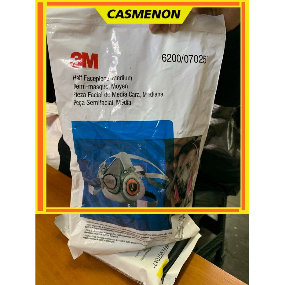 Masker 3M 6200/ 07025/ Original 3M