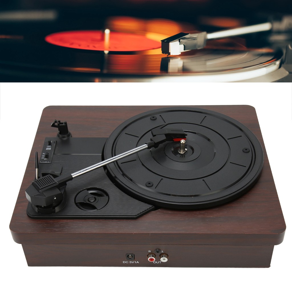 Record Player 3 Speeds Vintage Turntable Record Player for Entertainment Decor  Record Player Turnta