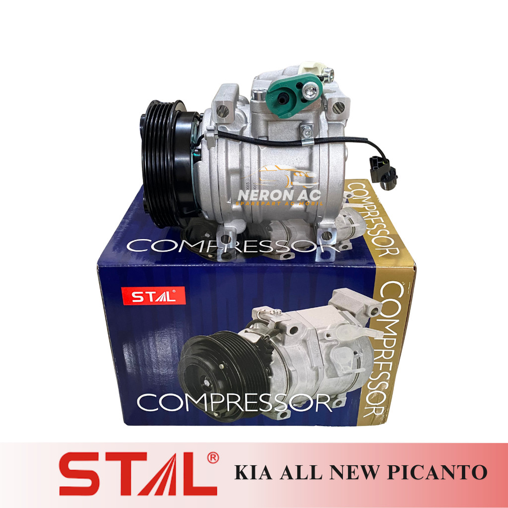 COMPRESSOR KOMPRESOR AC MOBIL HYUNDAI I10 KIA ALL NEW PICANTO 2012 STAL JBA-1115
