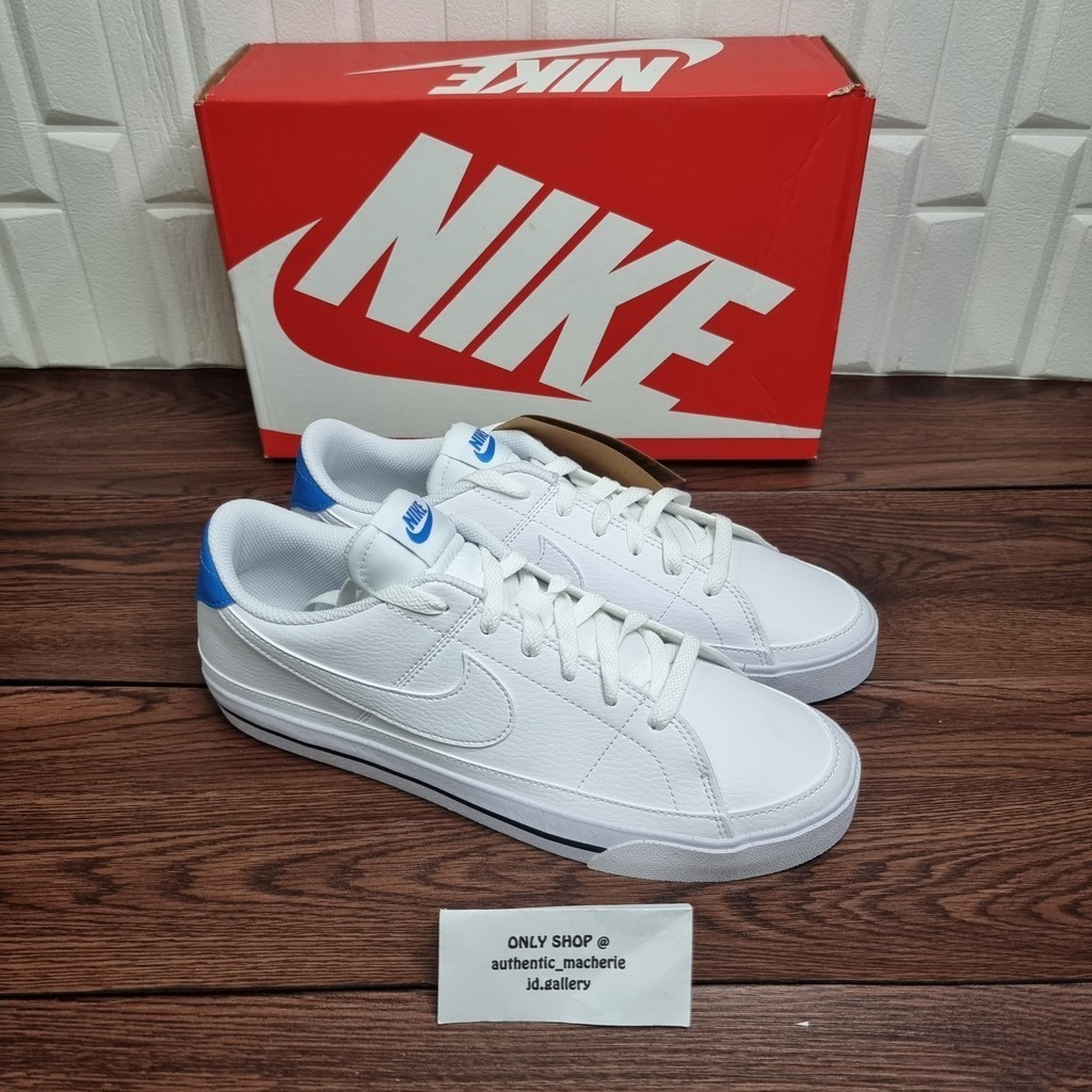 ORIGINAL SALE 70% SEPATU NIKE COURT LEGACY NN FQ8226 101 WHITE PHOTO BLUE BLACK MEN