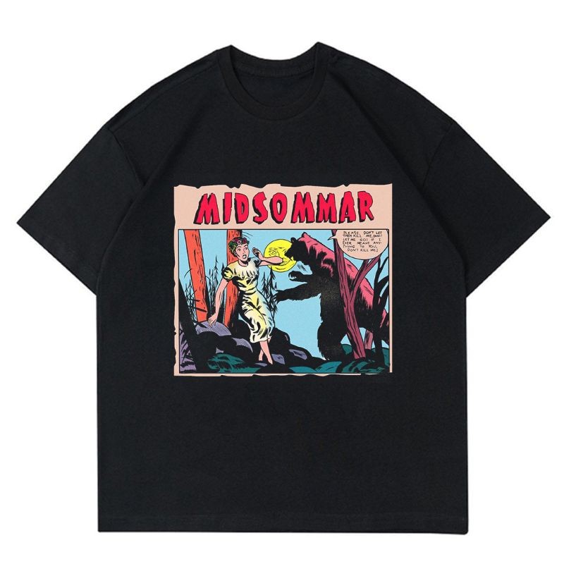 KAOS VINTAGE COMIC FILM - MIDSOMMAR | T-SHIRT VINTAGE FILM | KAOS BAJU MIDSOMMAR