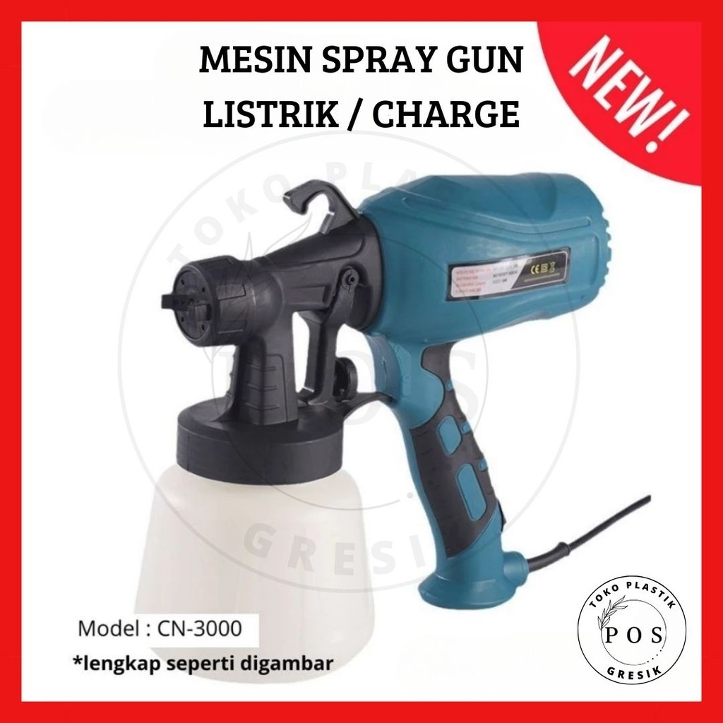 Mesin Spray Gun Mesin Cat Semprot / Spray Gun Listrik / Electric Spray Gun / Spray Gun Charge / Lith