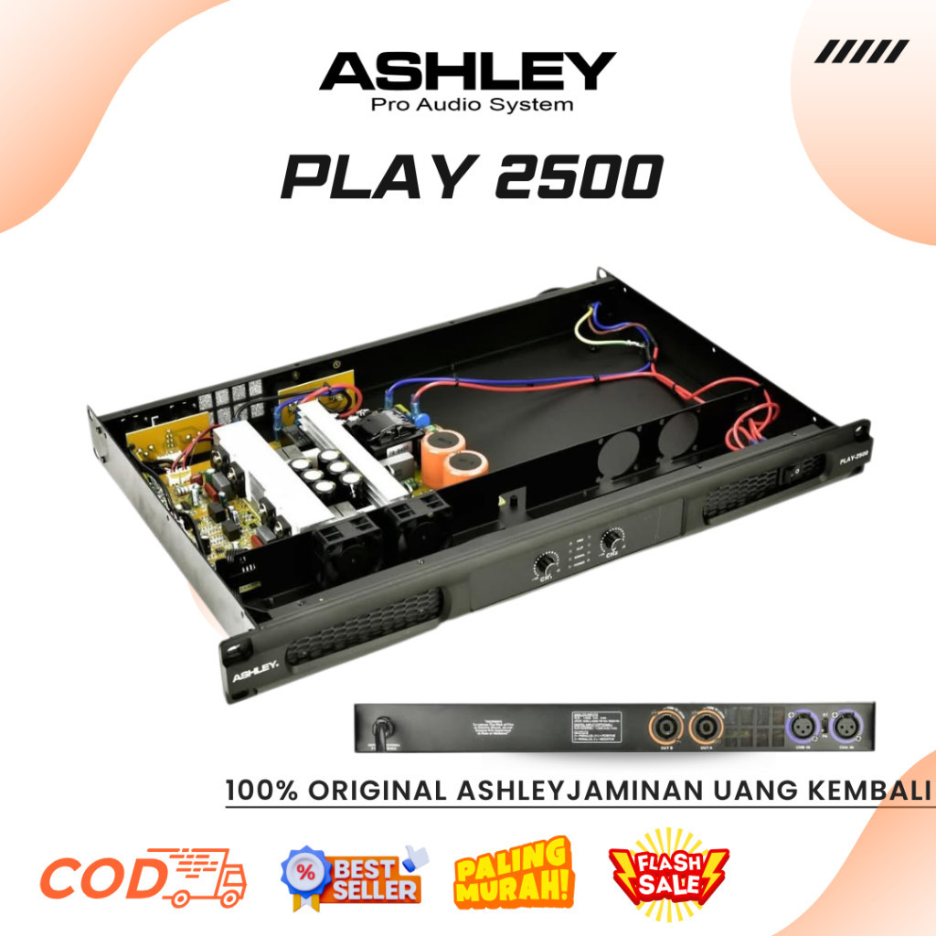 Power Ashley Play 2500 Professional Power Amplifier Class D