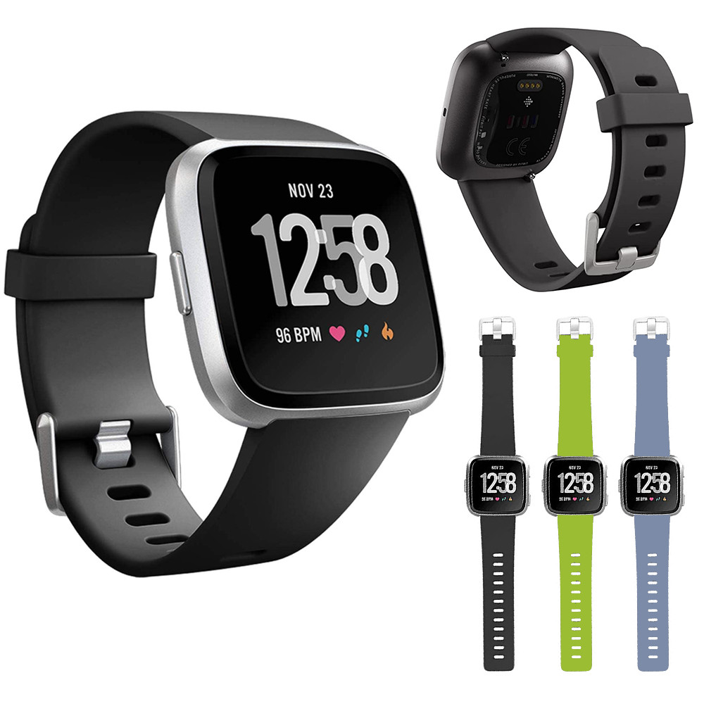 Silicone Strap for Fitbit Versa 2/Fitbit Versa/Versa Lite/Versa Special Etion,Classic Fitbit Wat-ban