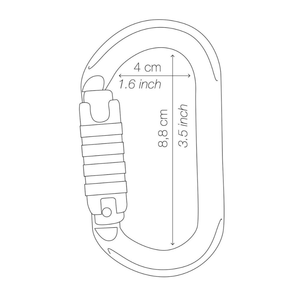 Petzl - OK Triact-Lock Carabiner