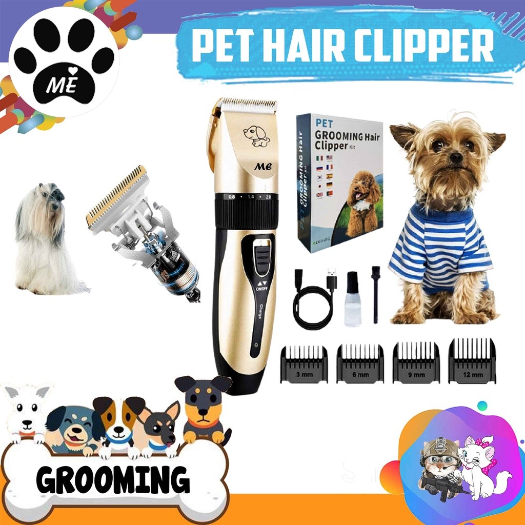 mimilove Alat Cukur Bulu Kucing / Pet Clipper / Cukur Bulu Anjing / Pencukur Bulu Kucing / Pet Clipp
