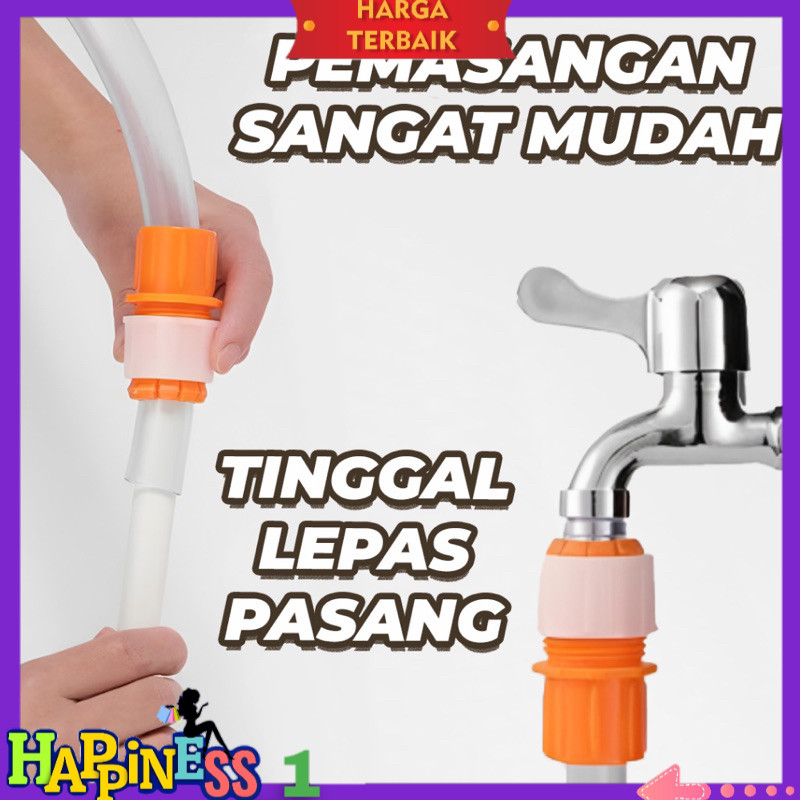 Konektor Selang Sambungan Keran Air Fleksibel /Alat Penyambung Pipa Kepala Keran Kamar Mandi Wastafe