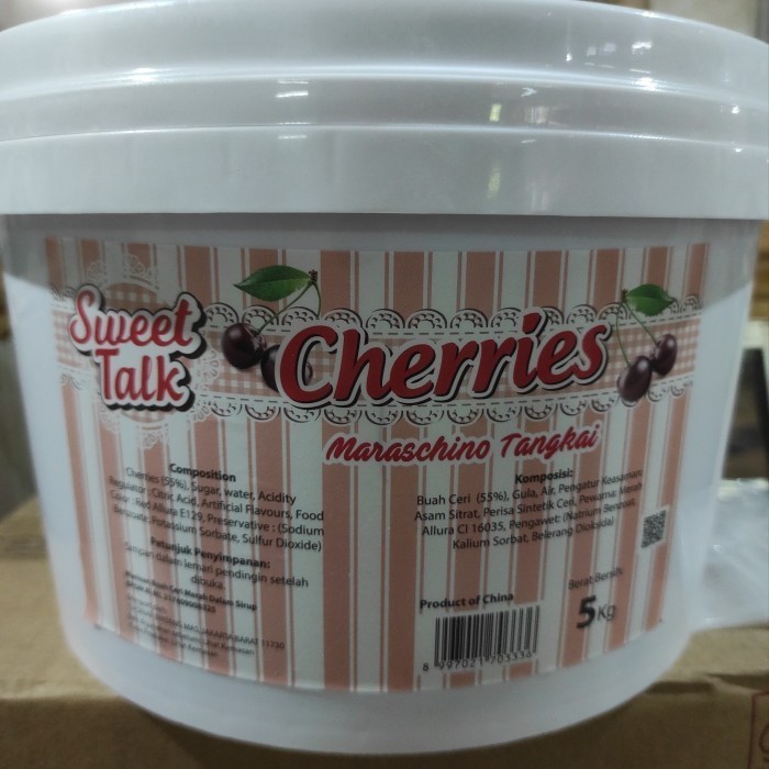 Sweet Talk Cherry Tangkai Merah 5kg