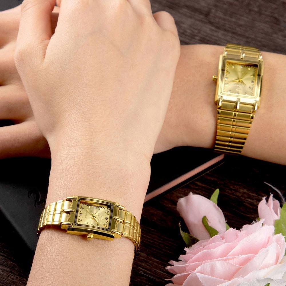 LIEBIG Jam Tangan Kecil Kuarsa Stainless Steel Jam Tangan Wanita Anti Air Original Jam Tangan Couple