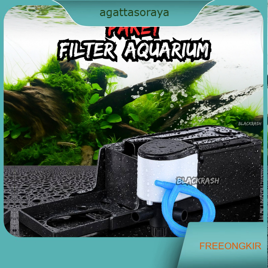Paket Box Filter Talang Aquarium Tanpa Kuras - Hemat Listrik Akuarium