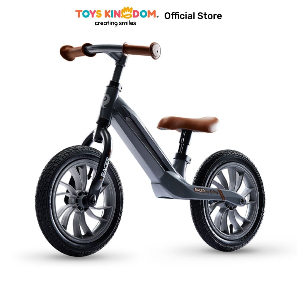 Toys Kingdom Qplay Racer Sepeda Anak B300 - Hitam/Cokelat Kids Bicycle Sepeda Roda 2 Anak Peralatan 