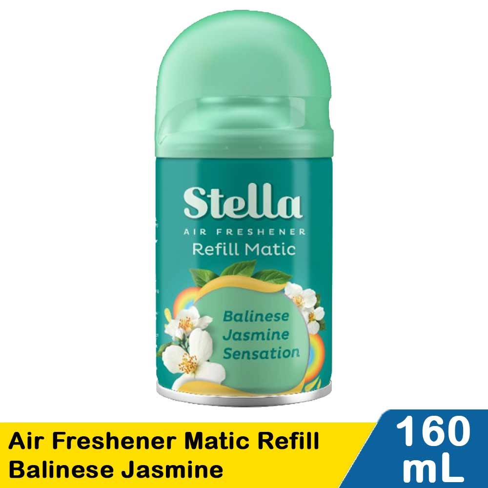 STELLA AIR FRESHENER MATIC REFILL BALINESE JASMNE 160mL